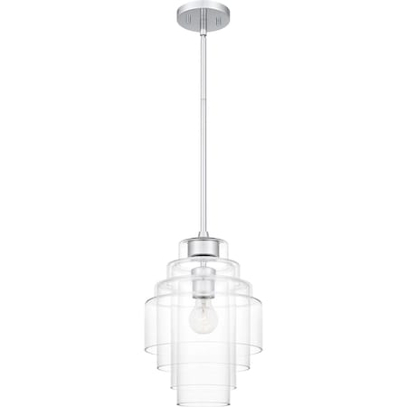 Quoizel Piccolo Pendant Mid Pendant 1 Light Polished Chrome QPP6186C